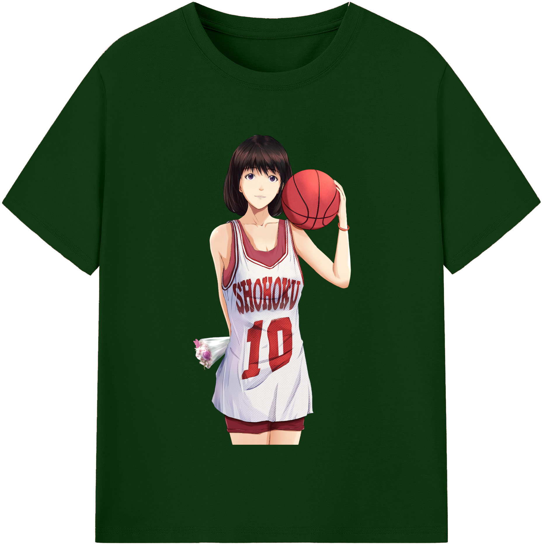 SLAM DUNK／スラムダンク 綿100％半袖Tシャツ（フロントプリント）
